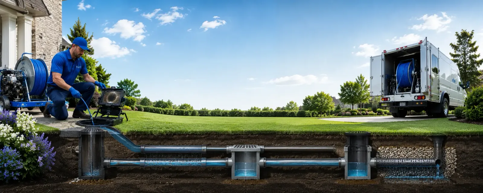 Outdoor drain cleaning information for Connell, WA